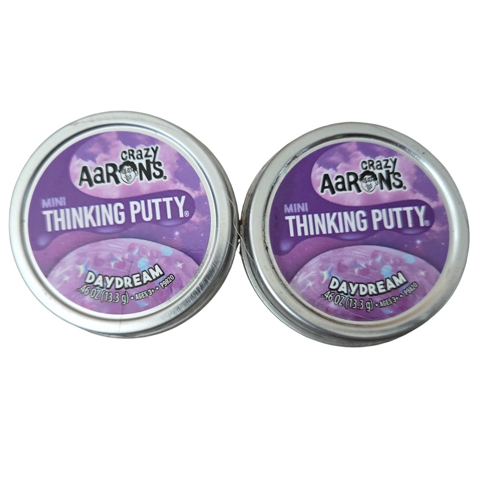 Crazy Aaron's Thinking Putty Kids MINI 0.47oz Purple Daydream Set of‎ 2 P9820